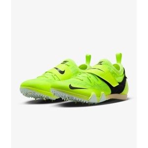 Nike Pole Vault Elite Unisex Volt/Mint/Tan/Purple‎ Spikes DR9926-700 sz 14